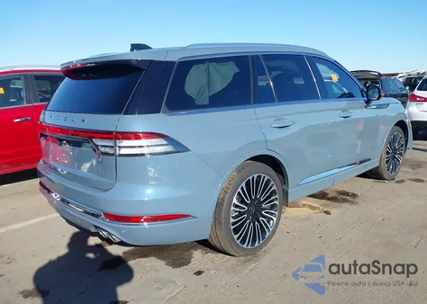 2025 Lincoln Aviator Black Label из США, поврежденный, VIN 5LM5J9XC0SGL08375